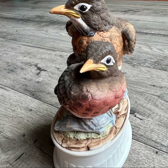 Robin KW5157 Porcelain figurine birds statue - Picture 3 of 9